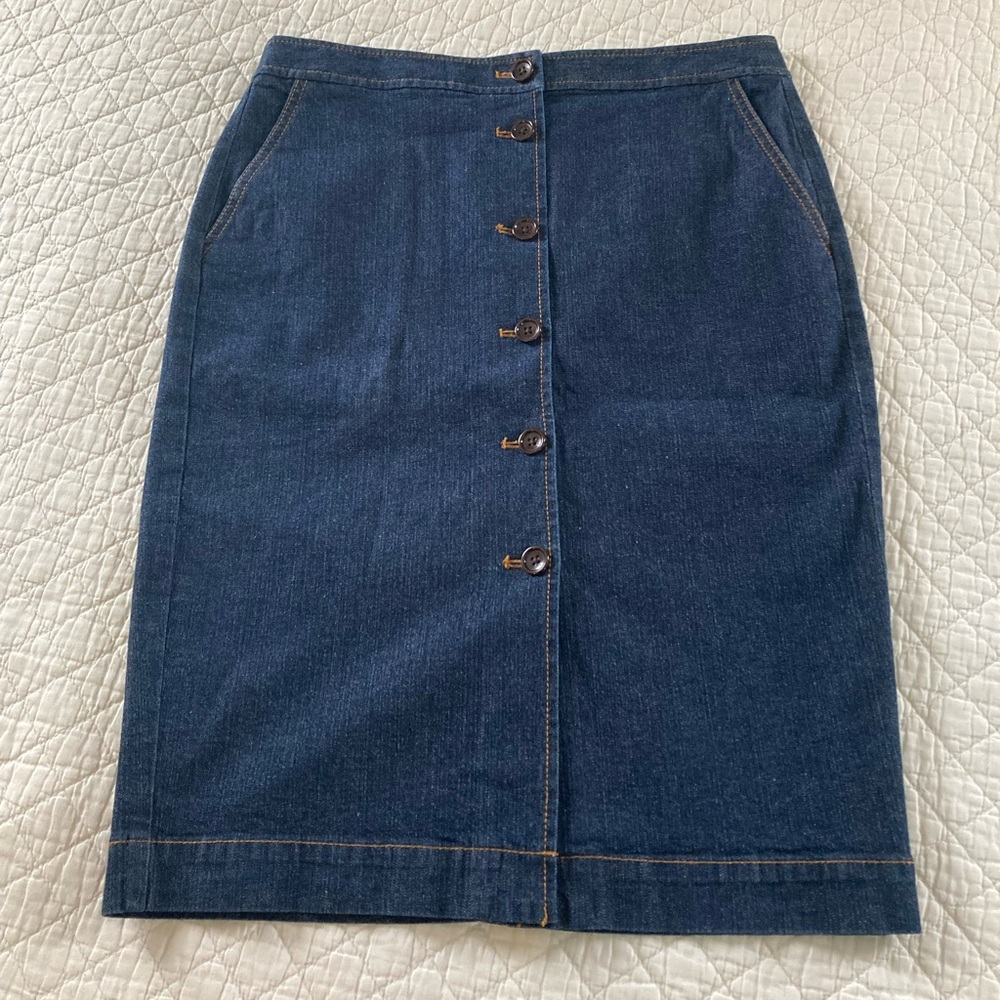 Talbots Denim Skirt